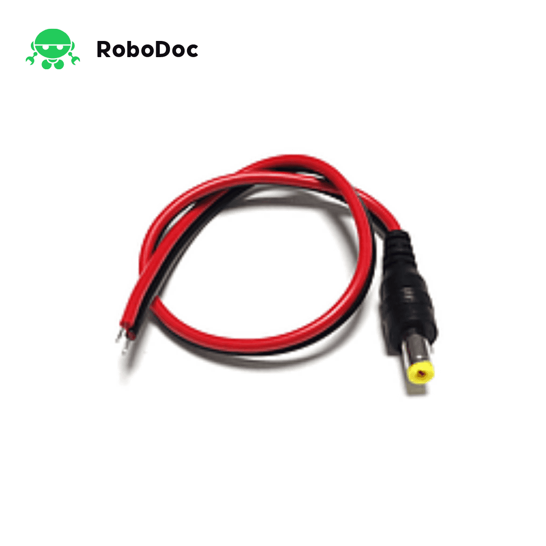 Male DC Connector 5.5mm Inner 1.7mm