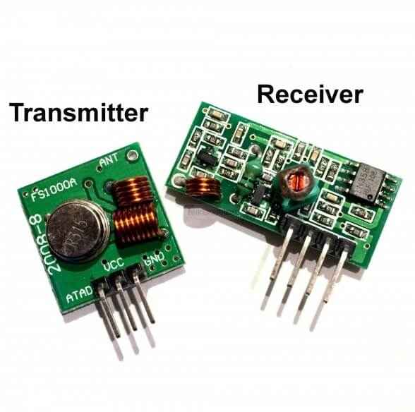 RF Transmitter Receiver Pair