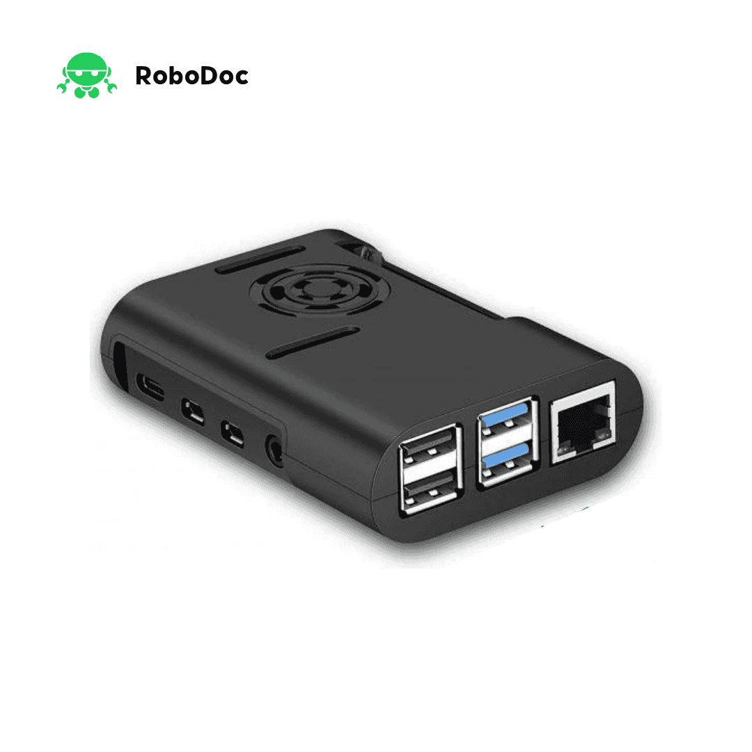 Raspberry Pi 4 Case with Cooling Fan