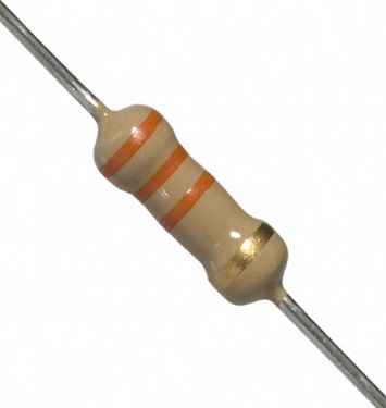 33k Ohm 1/4w Resistor