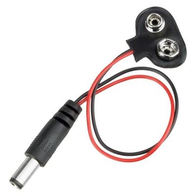 9V Battery Connector (Barrel Jack)