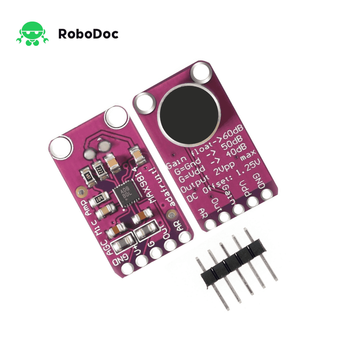 MAX9814 Electret Microphone Amplifier Module