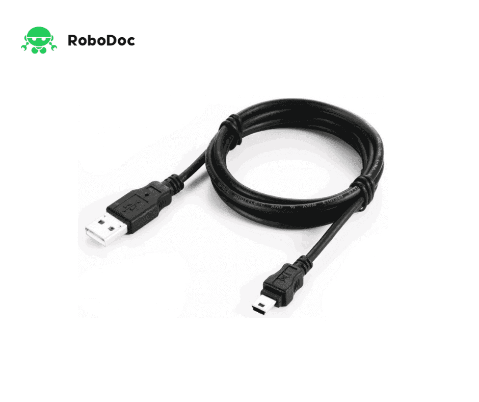 Mini USB 2.0 A To Mini B Cable For Arduino Nano (Black)