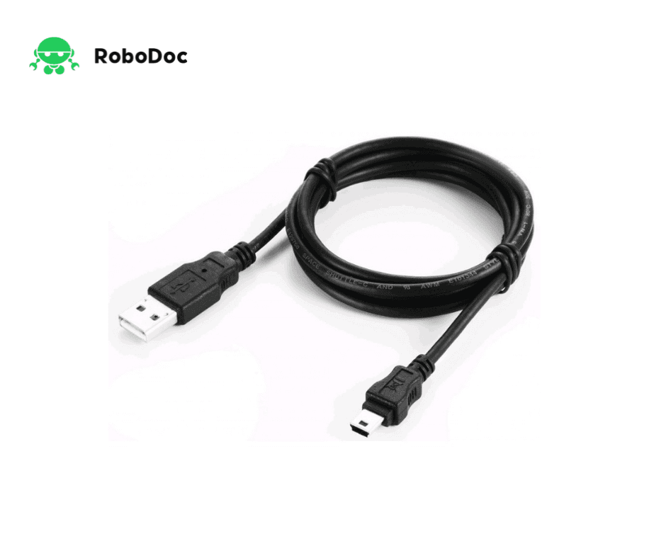 Mini USB 2.0 A To Mini B Cable For Arduino Nano (Black)