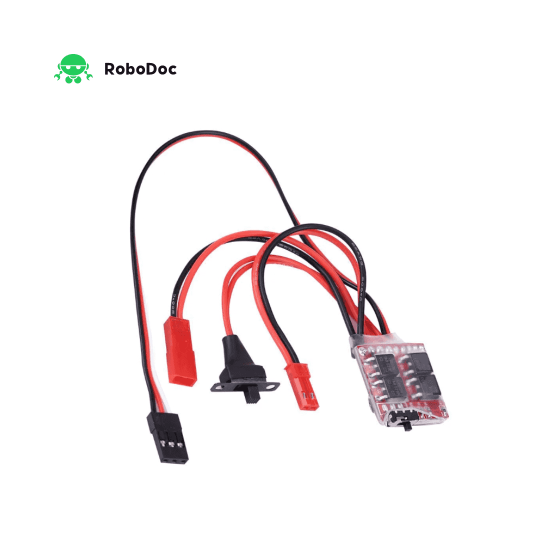 20A Brushed ESC with Brake for RC Car Bot