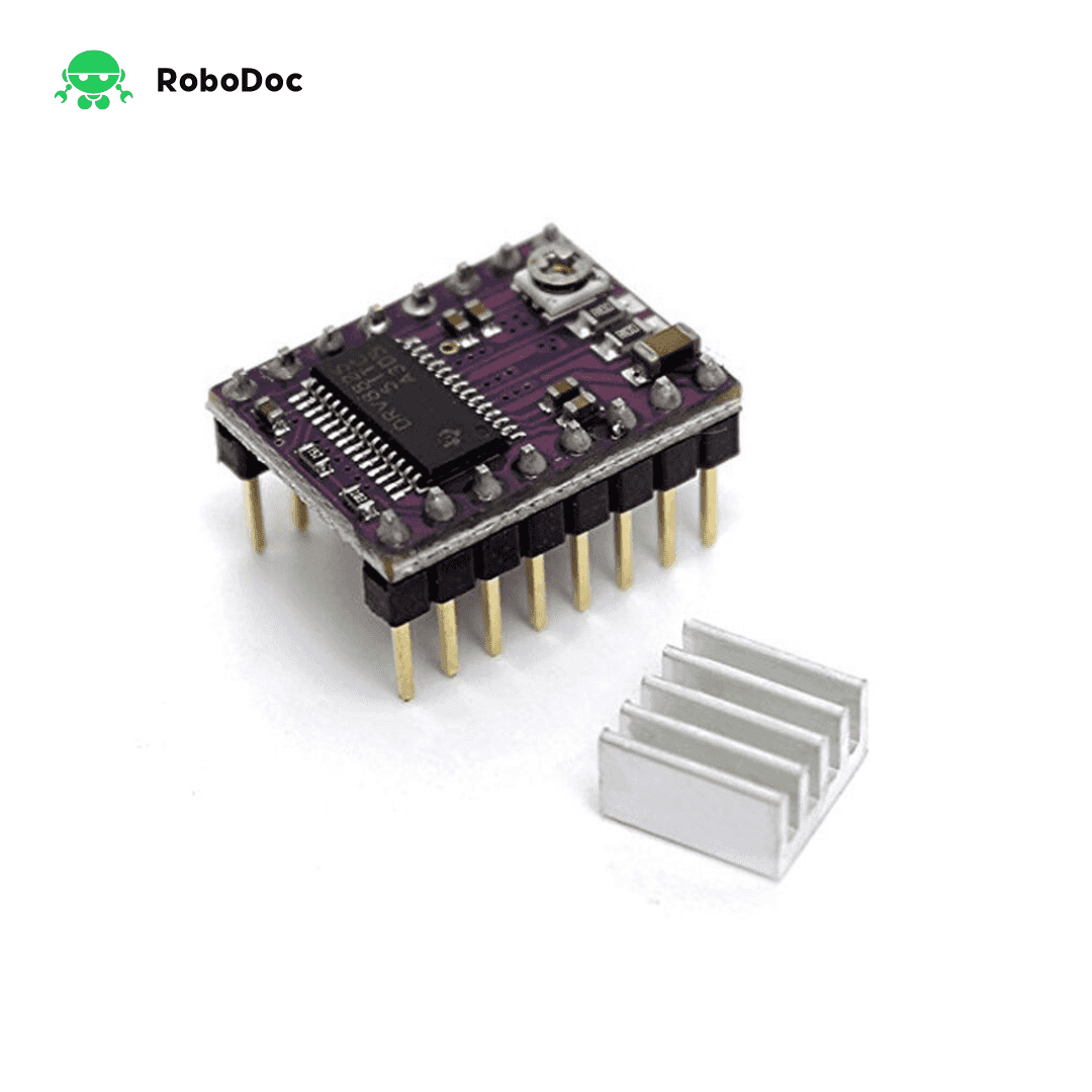 DRV8825 Purple Stepper Motor Driver with Heatsink
