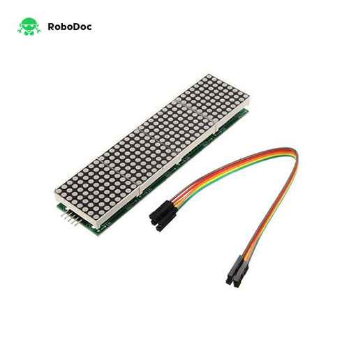 Dot Matrix LED Display Module (Quad 8x8 Display)