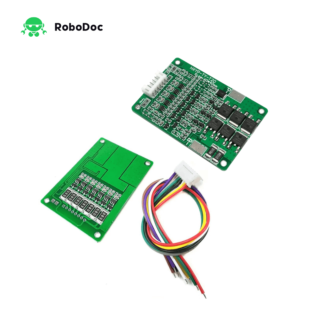 7S 24V 20A Balancing Li-ion 18650 BMS Protection Board HXYP-TY-T20