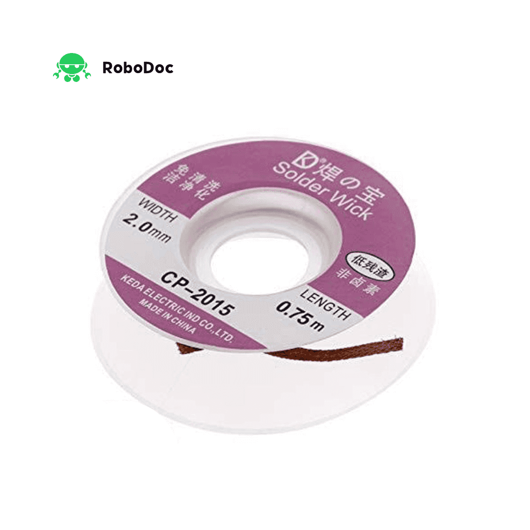 Copper Solder Wire - 2mm Copper Braid Wick Spool