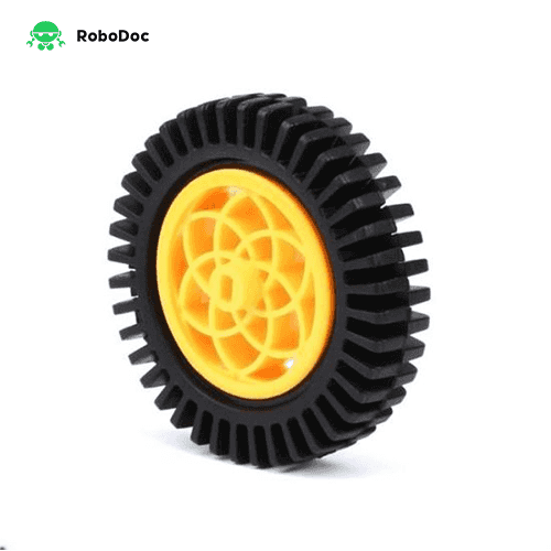 servo-wheel-with-thick-rubber-tire