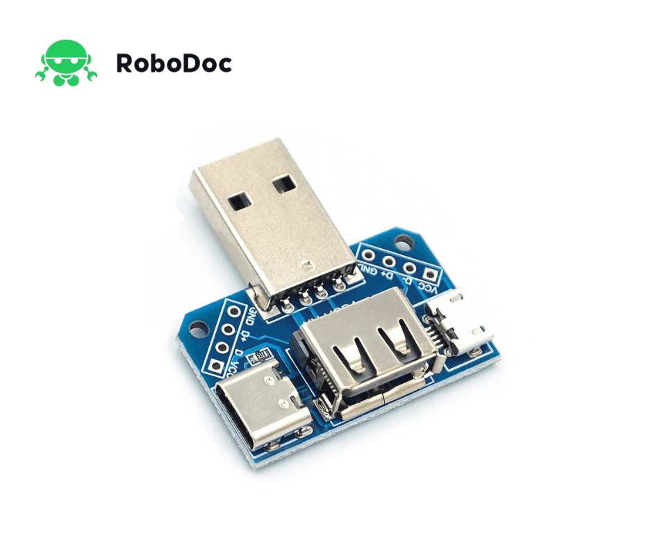 usb-head-switchboard-male-connector-to-type-c-micro-female-usb-2.54-4p-transfer-test-board